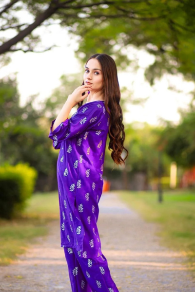 Saleha Block Print 2Pc Dress