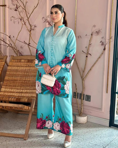 Printed shirt and trouser