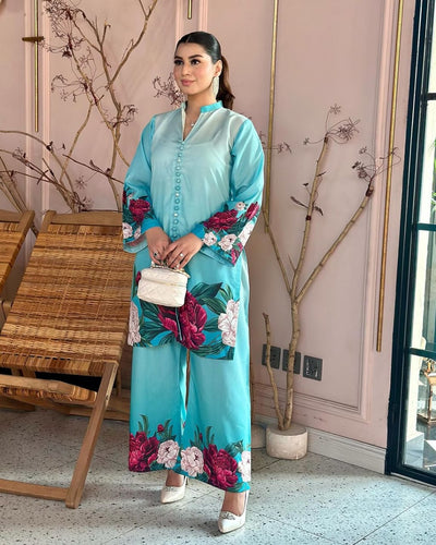 Printed shirt and trouser