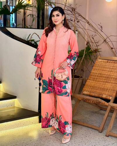 Printed shirt and trouser