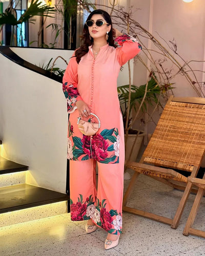 Printed shirt and trouser